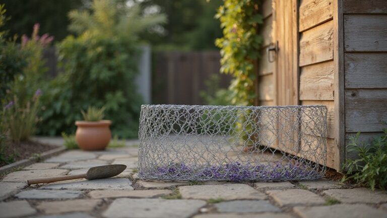 top garden chicken wire fences